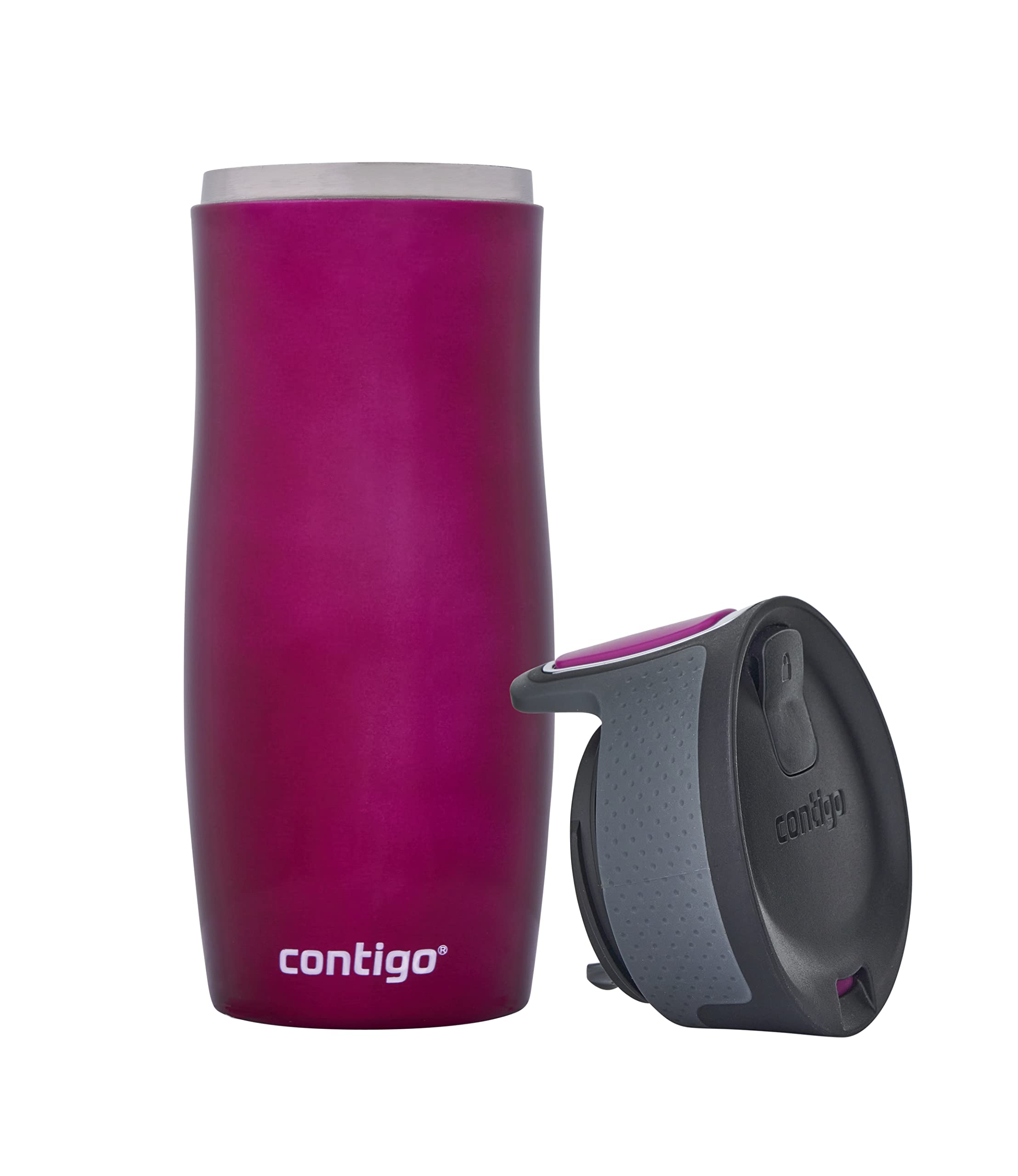Contigo West Loop Autoseal Travel Mug, Stainless Steel Thermal Mug, Vacuum Flask, Leakproof Tumbler, Coffee Mug with BPA Easy-Clean Lid