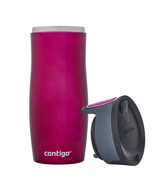 Contigo West Loop Autoseal Travel Mug, Stainless Steel Thermal Mug, Vacuum Flask, Leakproof Tumbler, Coffee Mug with BPA Easy-Clean Lid
