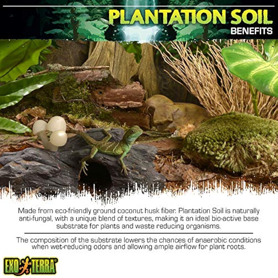 Exo Terra Plantation Soil Substrate, 8.8 Litre