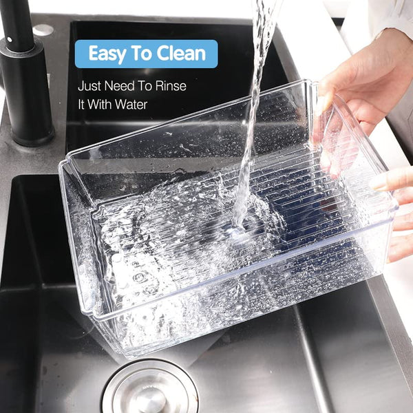 KUMD 50-Piece Airtight Food Storage Containers with Lids | Leakproof, BPA-Free, 25 Containers+ 25 Lids, Stackable & Microwave Safe Kitchen Organisers for Pantry, Meal Prep & Freezer Use, 40ml-2.5L