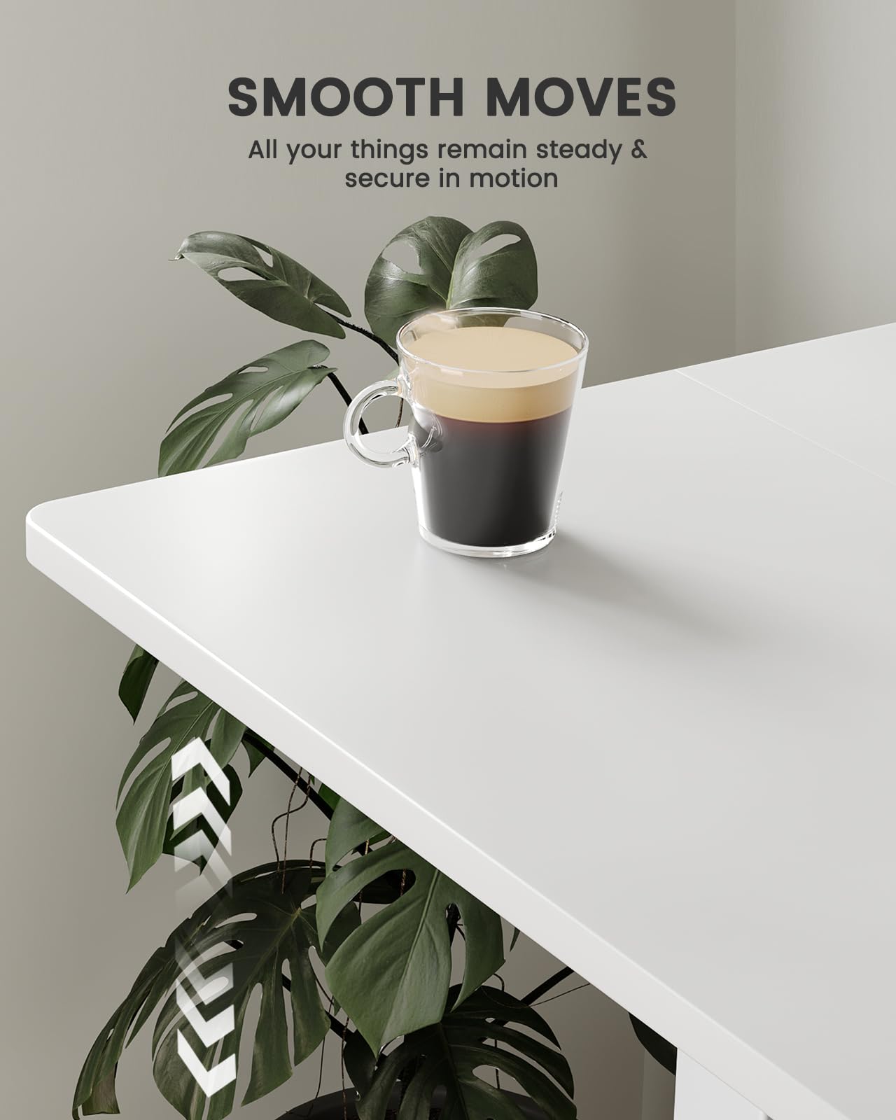 ErGear Electric Standing Desk Height Adjustable 120 x 60cm, Sit Stand Desk with 4 Memory Smart Pannel for Home Office with Splice Board