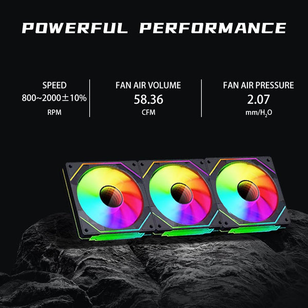 TZMRIT KF420 DGT ARGB CPU Cooler with temperature display, for Intel LGA 1700/1200/115X/1851/1366/2011, for AMD AM4/AM5 (BK)