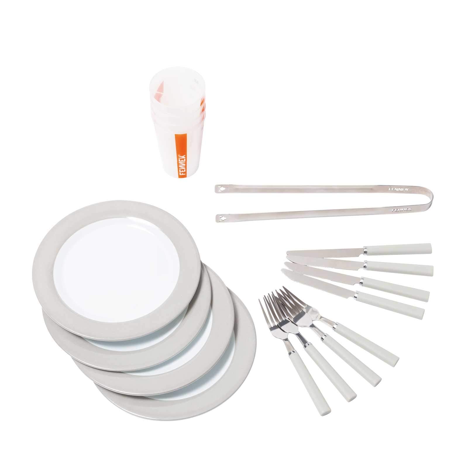 FENNEK Backpack | Comes with Cooler Compartment and Accessories for 4 People | Suitable for Picnics, Camping, Trekking, Hiking and Outdoors | Optional