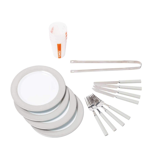 FENNEK Backpack | Comes with Cooler Compartment and Accessories for 4 People | Suitable for Picnics, Camping, Trekking, Hiking and Outdoors | Optional