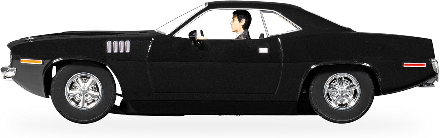 Scalextric Cars - C4595 John Wick Plymouth Barracuda, John Wick Chapter 4 - Toy Slot Car for use with Race Tracks and Set - Gift Ideas for Kids and Adults, Scalextric Accessories