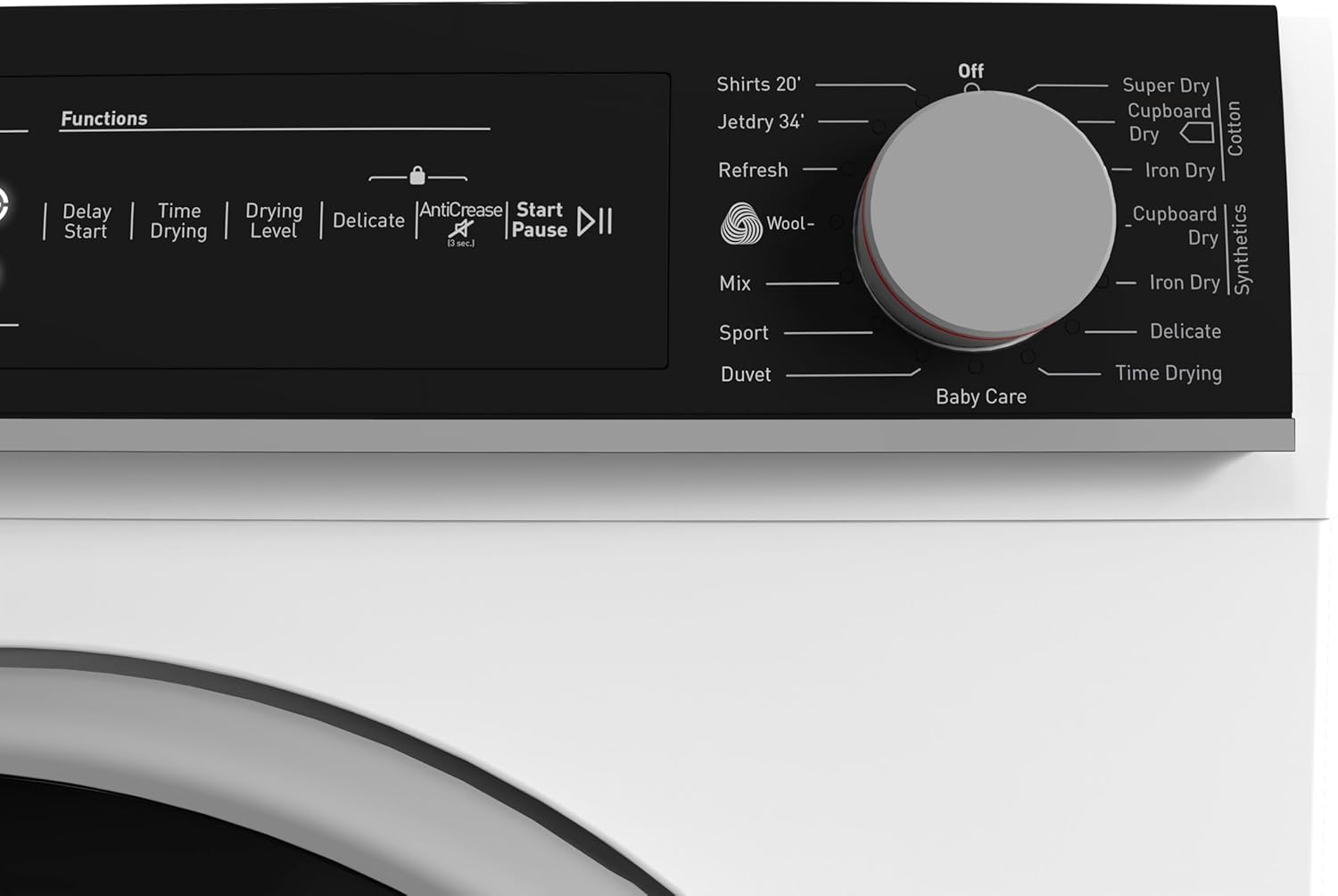 Sharp KD-NHH8S7GW21-EN, Free Standing, 8KG, Heat Pump Tumble Dryer, A++ Energy Rating, White