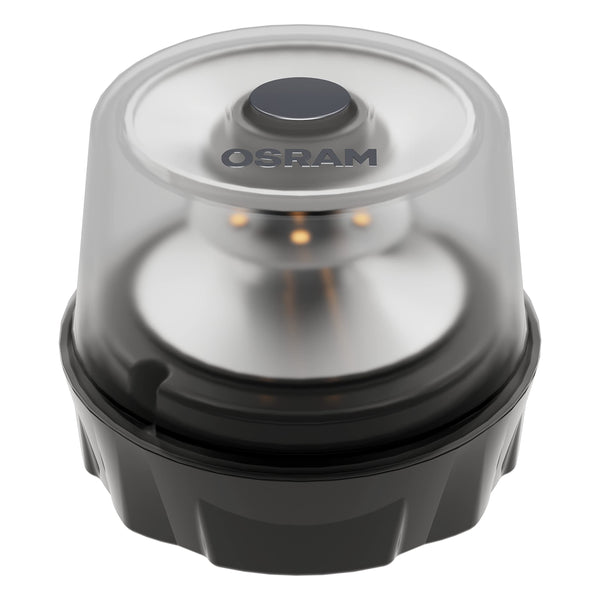 OSRAM LEDSL102 Ledguardian Road Flare Sign V16 Emergency Light for Cars, Breakdown Light, Car Emergency Beacon, Round Safety Warning Light for Vehicles and Motorcycles