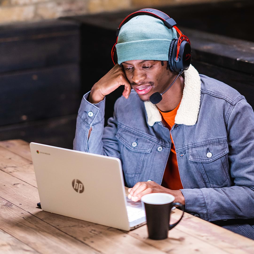 HyperX Cloud Alpha Wireless - Gaming Headset for PC, 300-hour battery life, DTS Headphone:X Spatial Audio, Memory foam, Dual Chamber Drivers, Noise-cancelling mic, Durable aluminium frame