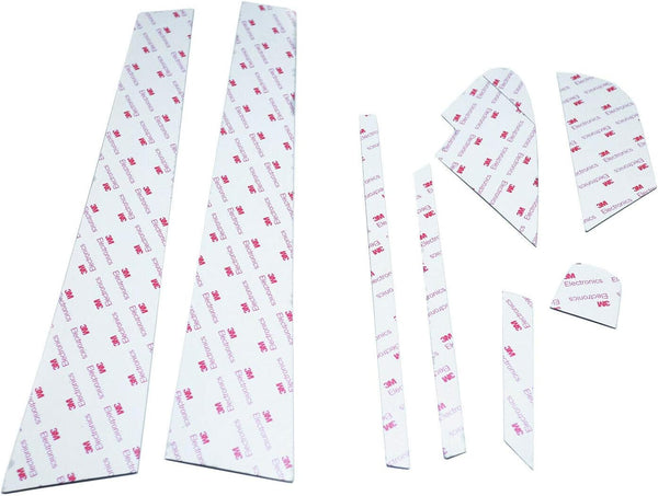 GAZOZ PERFORMANCE Carbon B Pillar Mask Panel Window Trims for 2015-2020 Subaru WRX STI VA - 15pcs