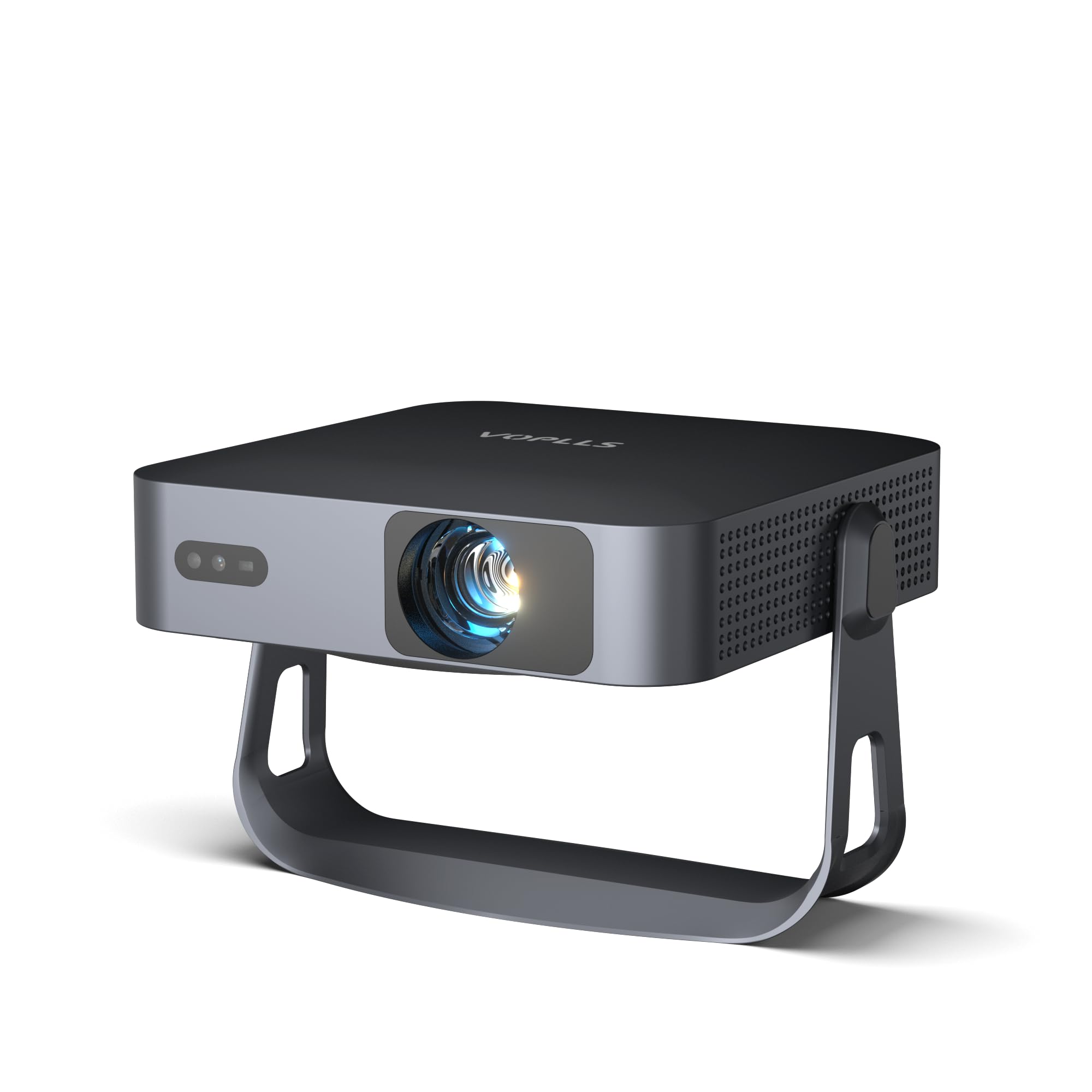 【Netflix Officially & Thinnest Design】Mini Projector 4K with Auto Focus & Keystone, VOPLLS 600ANSI WiFi Bluetooth 1080P Full HD Portable Projector, Smart Moive Projector for Bedroom/Outdoor/Phone
