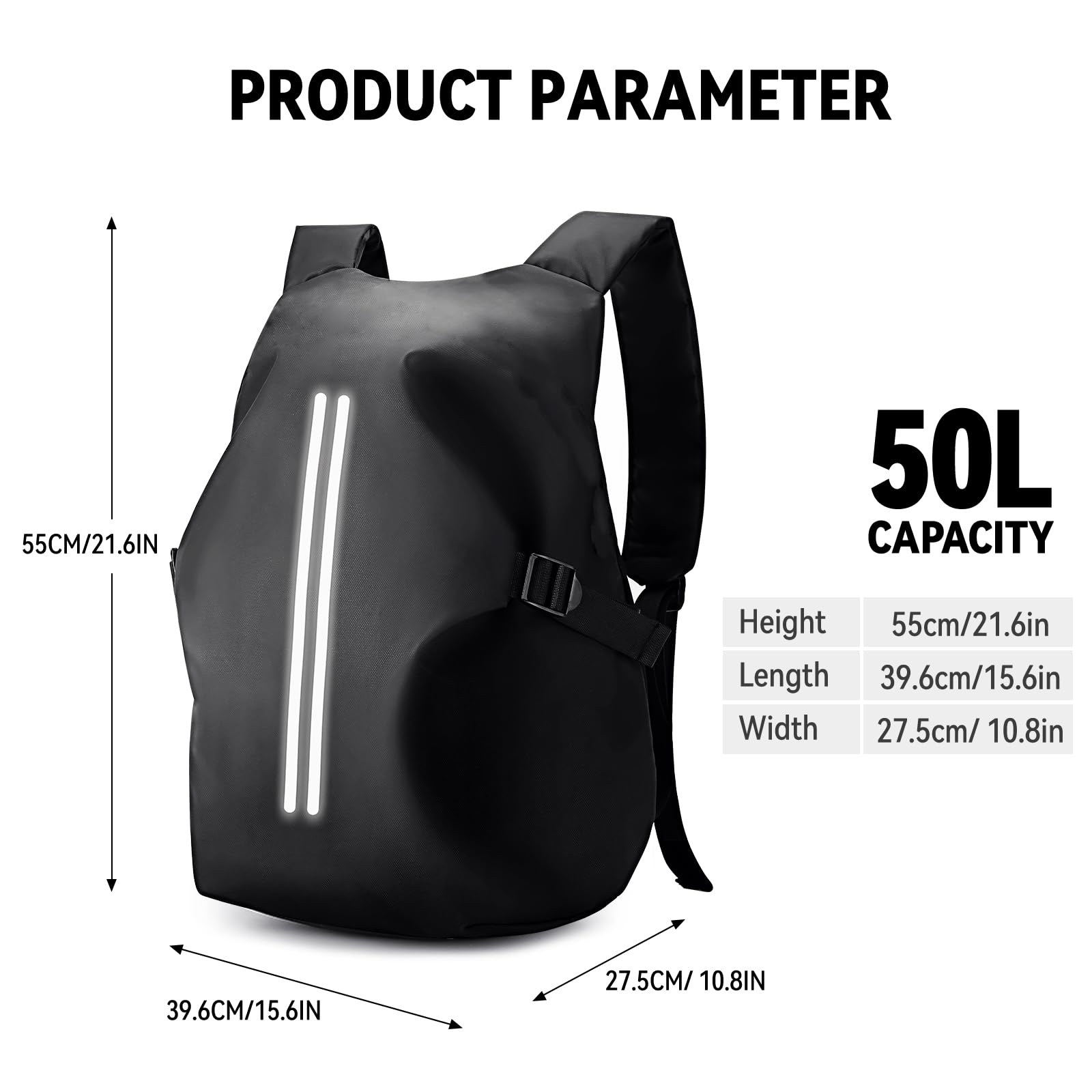 HYC00 Motorcycle Backpacks for Men Women Waterproof Motorbike Helmet Bag,Motorcycle Accessories,Motorcycle Helmet Backpack,Laptop Rucksack Travel Backpacks School Bags Hiking Treeking Rucksack Daypack