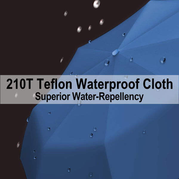 Windproof Mini Travel Folding Umbrella - UPF 50+ Sun & Rain Protection, Small Compact Lightweight Design Fits in Pocket or Bag, Eco-Friendly Fabric Wallet Umbrella for Commuter, Men Women Boys Girls