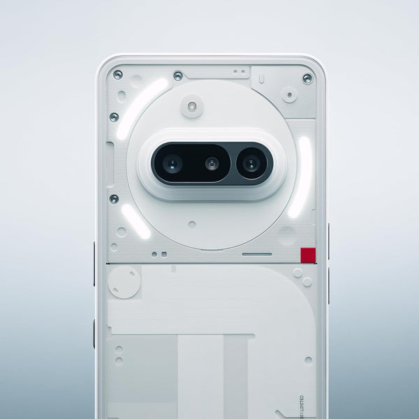 Nothing Phone (3a) 128 GB - mobile phone with 32 MP front camera, 30x ultra zoom - White + Nothing Ear (a) White