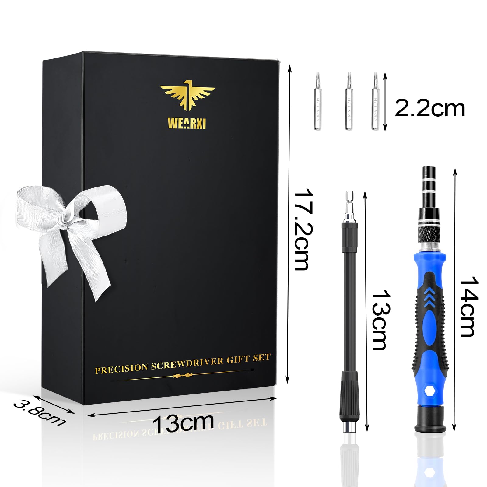 WEARXI Birthday Gifts for Men 60 in 1 Precision Screwdriver Set, Father s Day Gifts from Daughter/Son, Mens Gifts for Dad, Presents Tools Gadgets for Men, Anniversary for Him