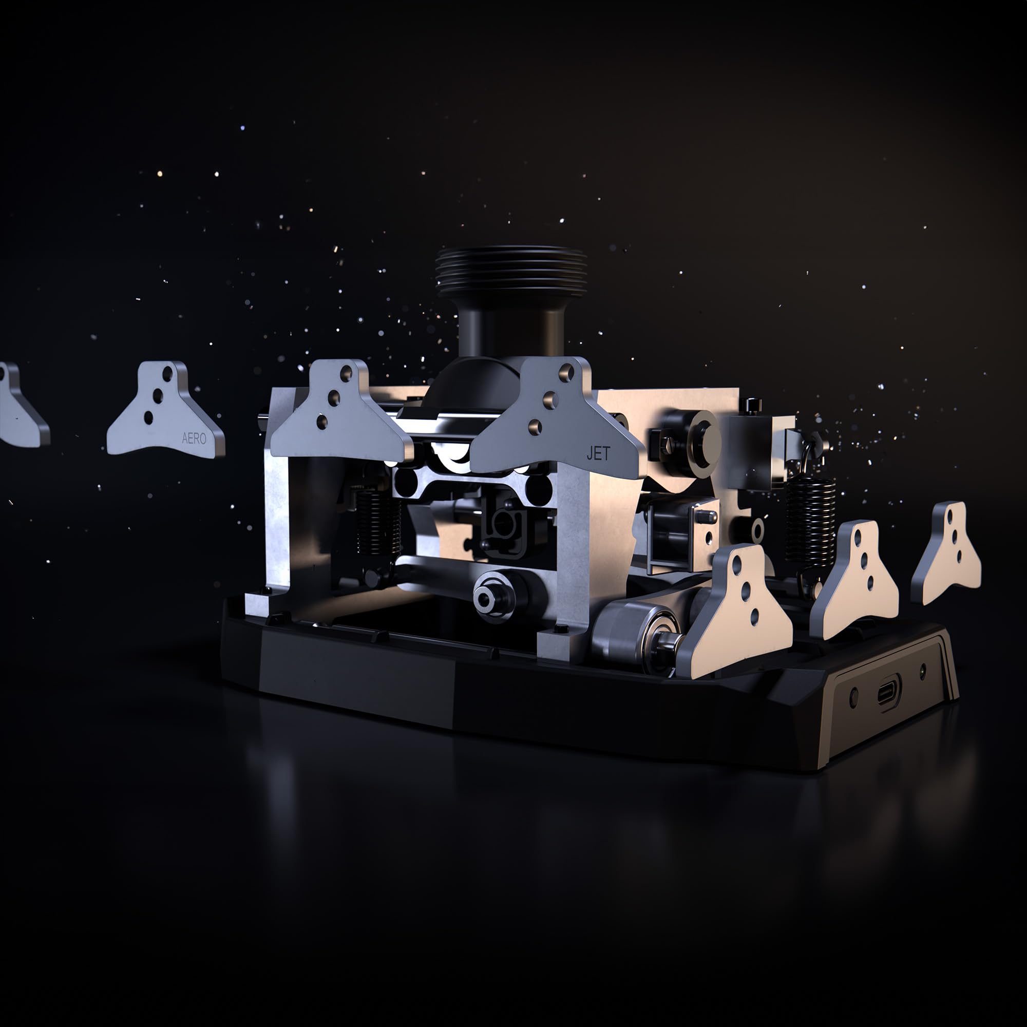 Thrustmaster AVA Modular Base - High-Precision Modular Joystick Base with H.E.A.R.T HallEffect AccuRate Technology for PC