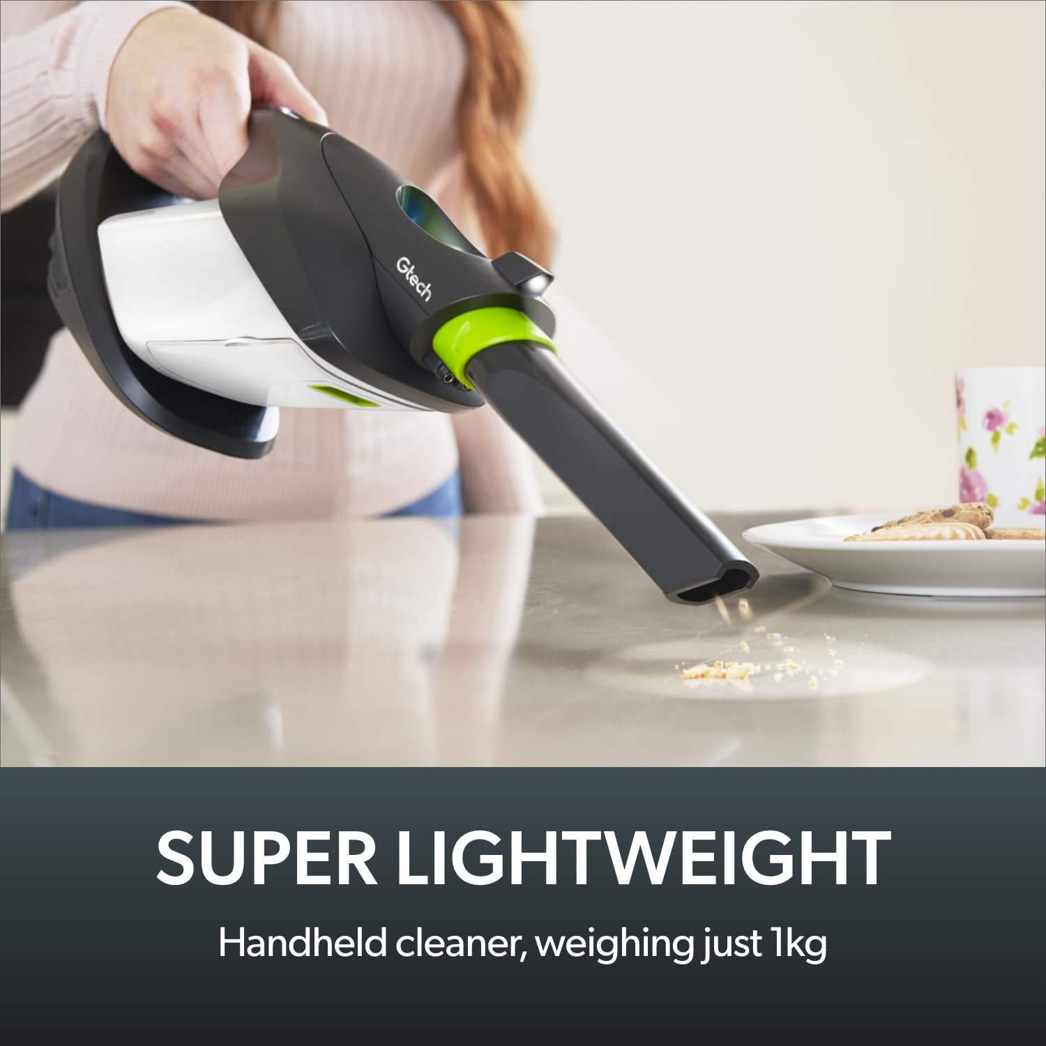 Gtech Multi MK2 | Cordless Handheld Vacuum Cleaner for Cars, Stairs, Home | 22V Li-ion Battery | Powered Brush Bar