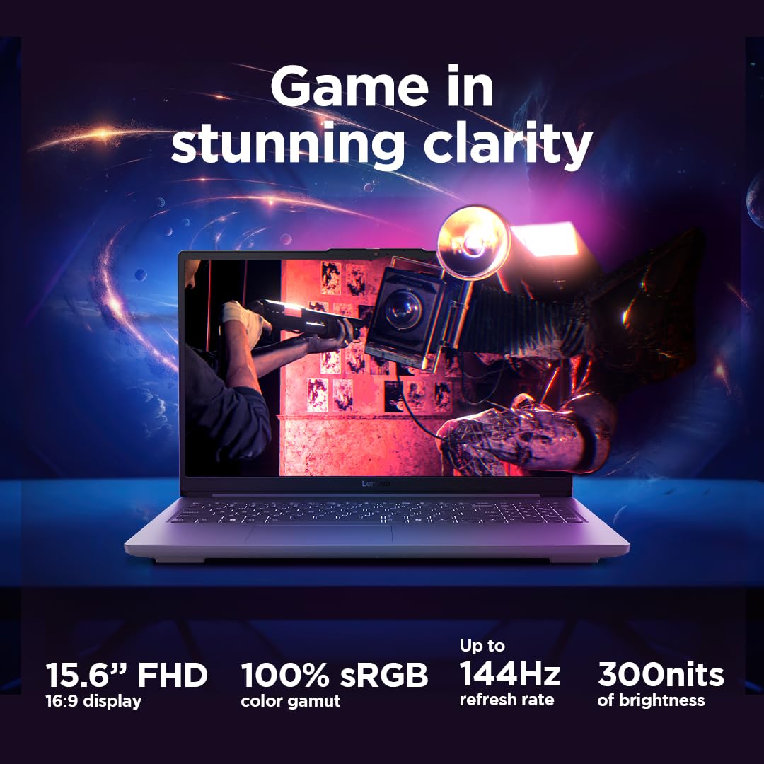 Lenovo LOQ Essential | 15 inch Full HD Gaming Laptop | Intel Core i5-12450HX | 16GB RAM | 1TB SSD | NVIDIA GeForce RTX 3050 | Windows 11 Home | Luna Grey