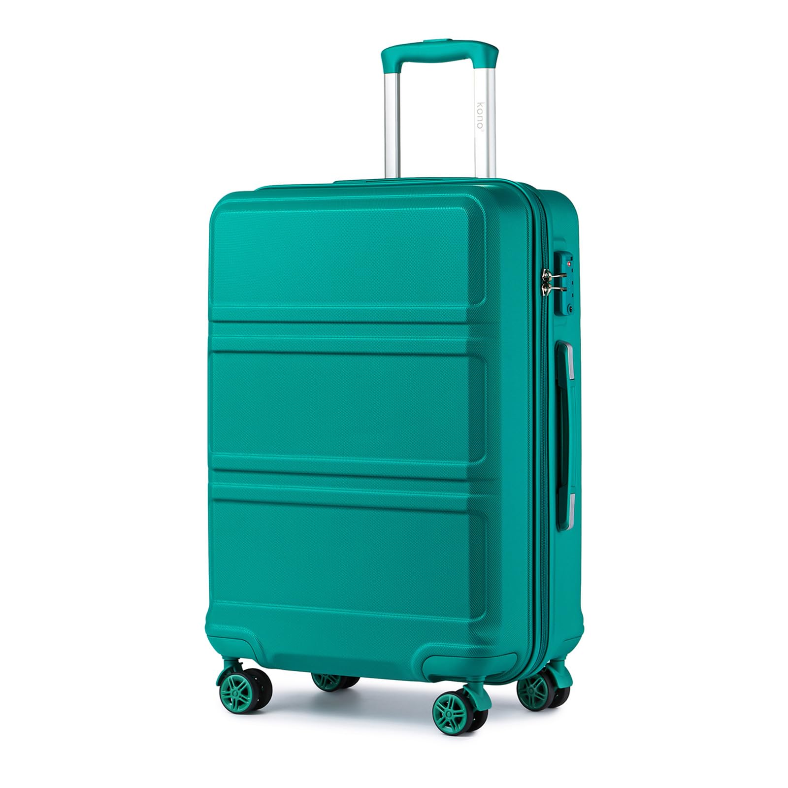 Kono Fashion Hand Luggage Lightweight ABS Hard Shell Trolley Travel Suitcase