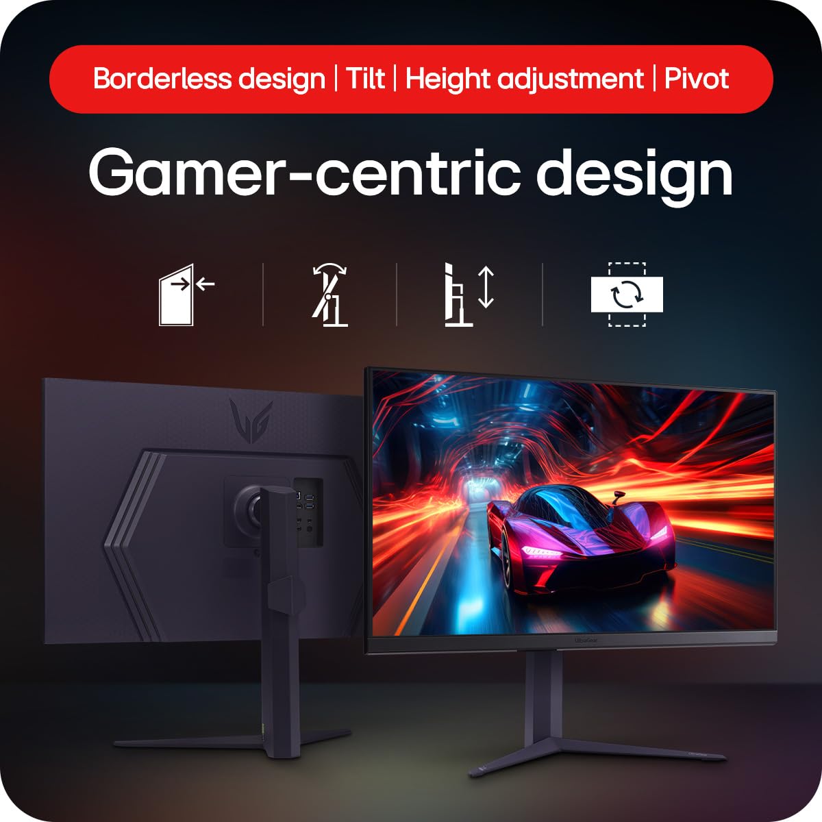 LG UltraGear G8 Gaming Monitor 27G850A – 4K UHD Nano IPS 27 inch, Dual-Mode 240Hz / 480Hz, 1ms (GtG), AMD FreeSync Premium Pro, DisplayHDR 600, DP 2.1, HDMI 2.1, Black