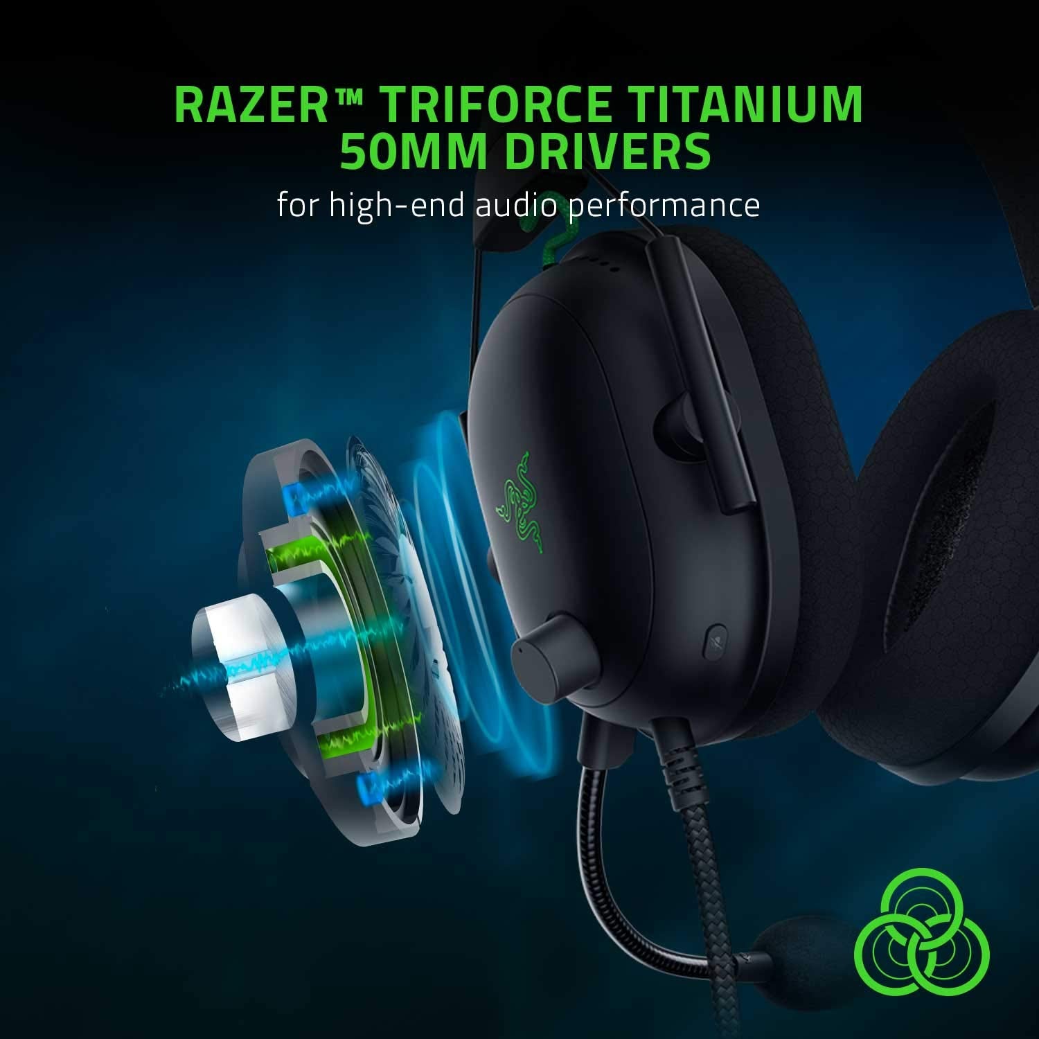 Razer BlackShark V2 Pro (2023) for PC - Premium Wireless E-Sports Headset (HyperClear Super Wideband Mic, TriForce Titanium 50 mm Driver, Bluetooth, Up to 70hrs Battery) White