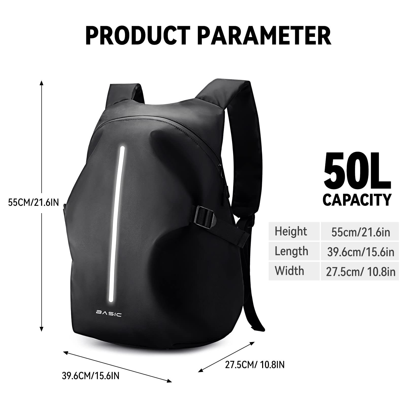 HYC00 Motorcycle Backpacks for Men Women Waterproof Motorbike Helmet Bag,Motorcycle Accessories,Motorcycle Helmet Backpack,Laptop Rucksack Travel Backpacks School Bags Hiking Treeking Rucksack Daypack