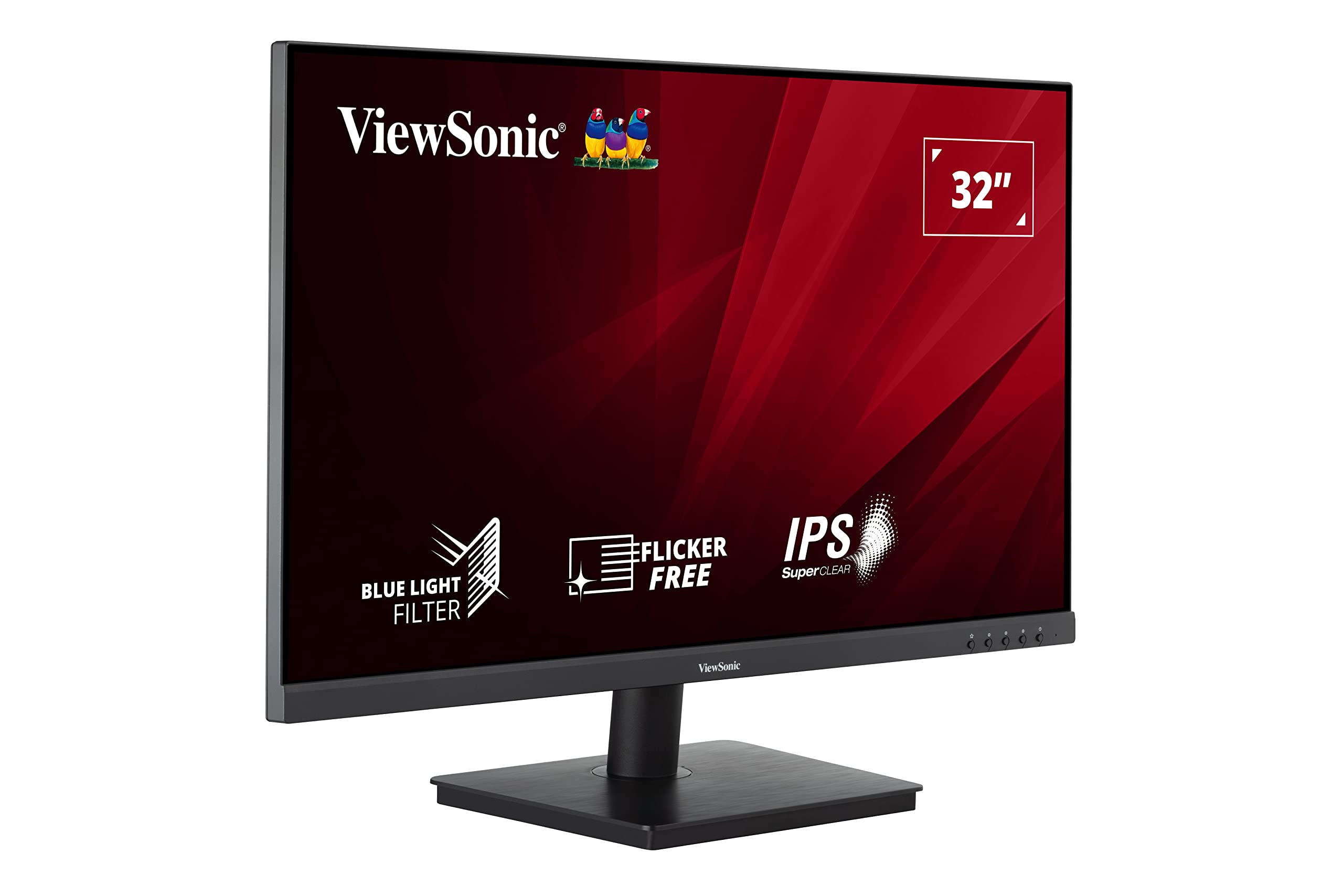 ViewSonic VA3209-2K-MHD 32-inch 2K QHD IPS Monitor, 75Hz VRR, HDR10, with HDMI, DisplayPort, Integrated Speakers