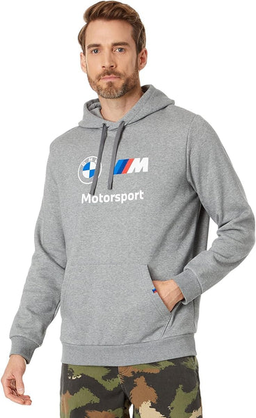 PUMA Men's BMW M Motorsport Essentials Fleece Hoodie Hooded Sweatshirt