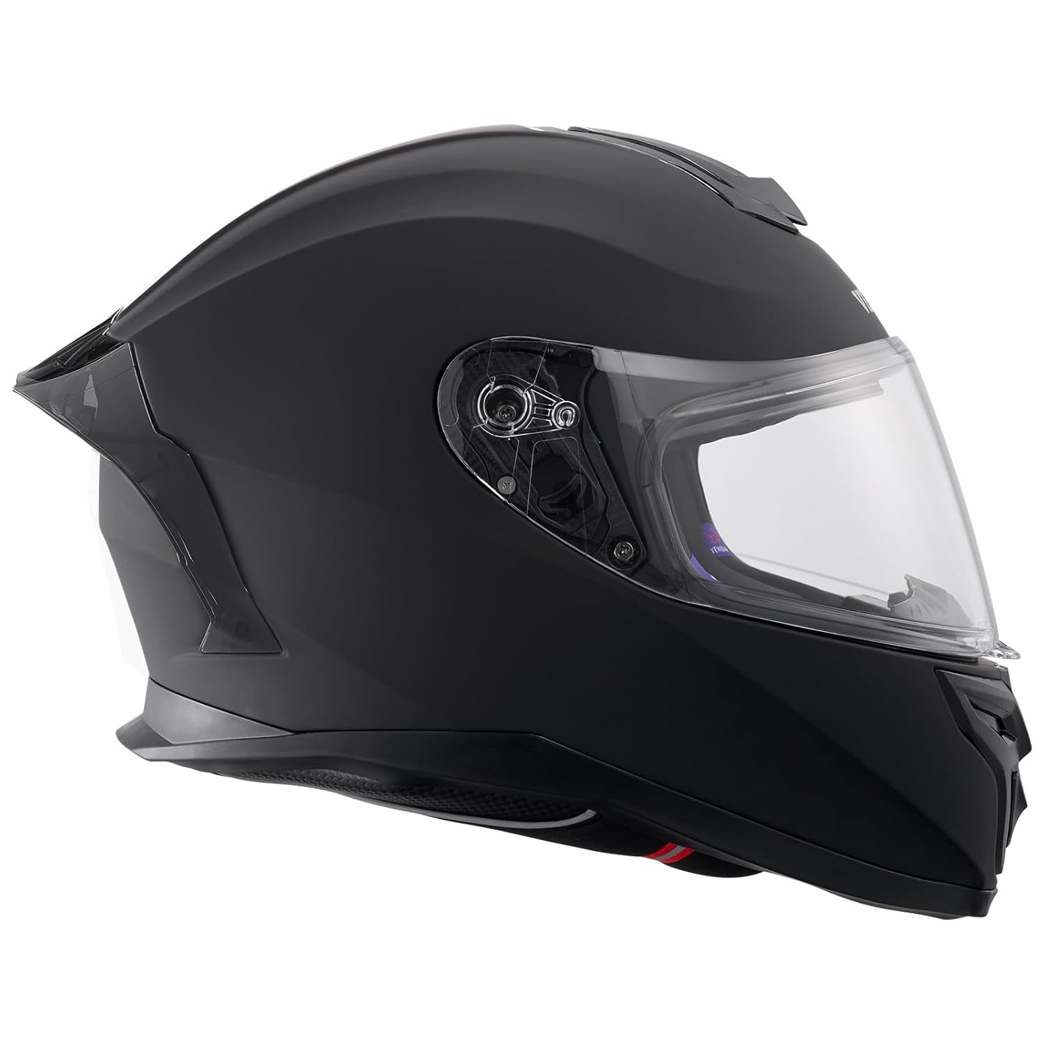 VEVOR Motorcycle Helmet, Full Face, Smart Street ABS & High Density Helmet with Bluetooth Slot & Interchangeable Lens, DOT Approved Comfortable Motocross Helmet, Fit for Youth & Adults
