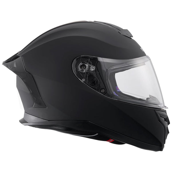 VEVOR Motorcycle Helmet, Full Face, Smart Street ABS & High Density Helmet with Bluetooth Slot & Interchangeable Lens, DOT Approved Comfortable Motocross Helmet, Fit for Youth & Adults