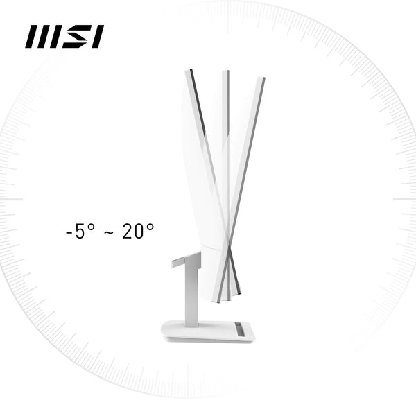 MSI PRO MP273QW E2 27 Inch WQHD Office Monitor - 2560 x 1440 IPS Panel, 100 Hz, Eye-Friendly Screen, Built-in Speakers, Tilt-Adjustable - HDMI 2.0b, DP (1.2a)