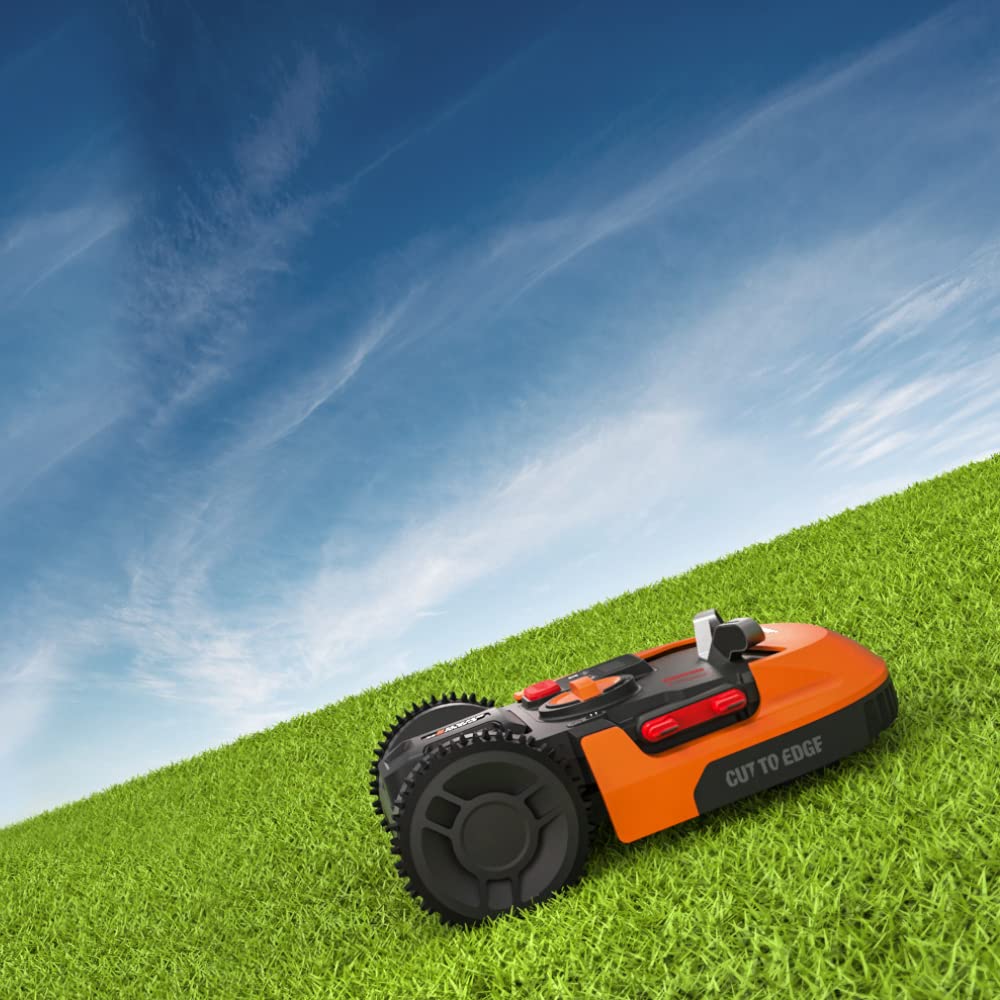 WORX - WR169E - Landroid Robotic Lawn Mower, AI powered for Faster Mowing, Smart App Control, Multi-Zone Programming, Auto Charging, 20V PowerShare Battery