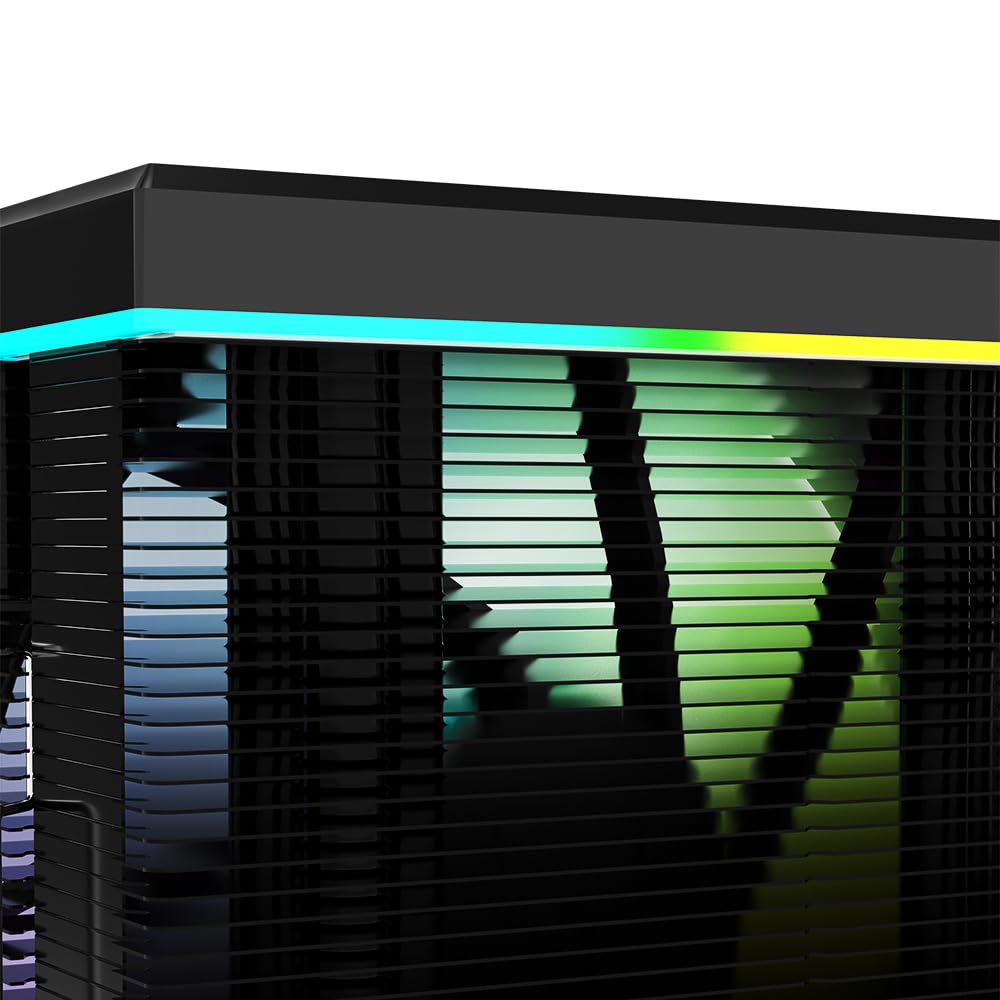 TZMRIT KF420 DGT ARGB CPU Cooler with temperature display, for Intel LGA 1700/1200/115X/1851/1366/2011, for AMD AM4/AM5 (BK)