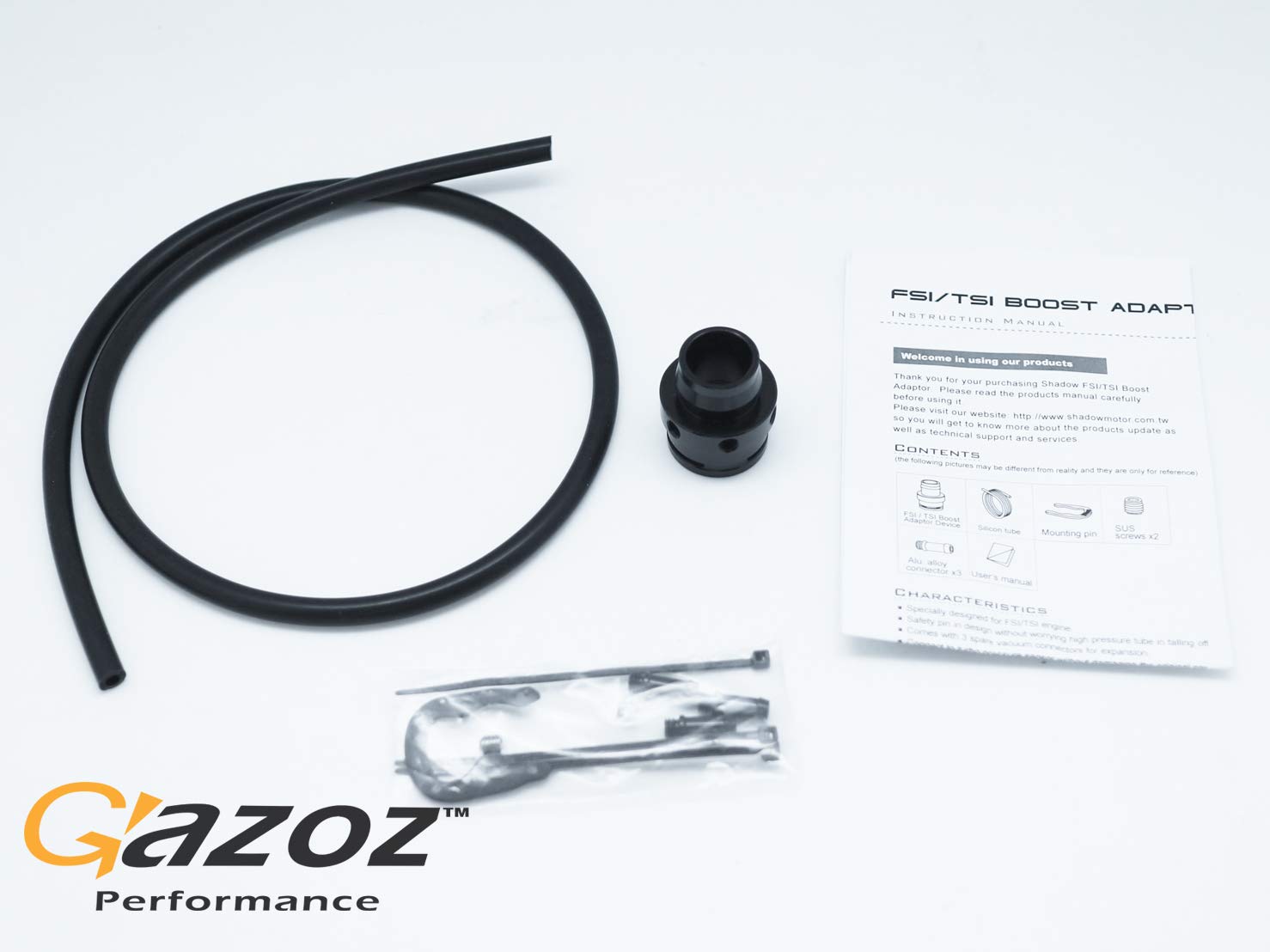 GAZOZ PERFORMANCE Turbo Boost Gauge Fitting Kit Adapter for Volkswagen Golf GTI MK5 MK6 FSI/TSI