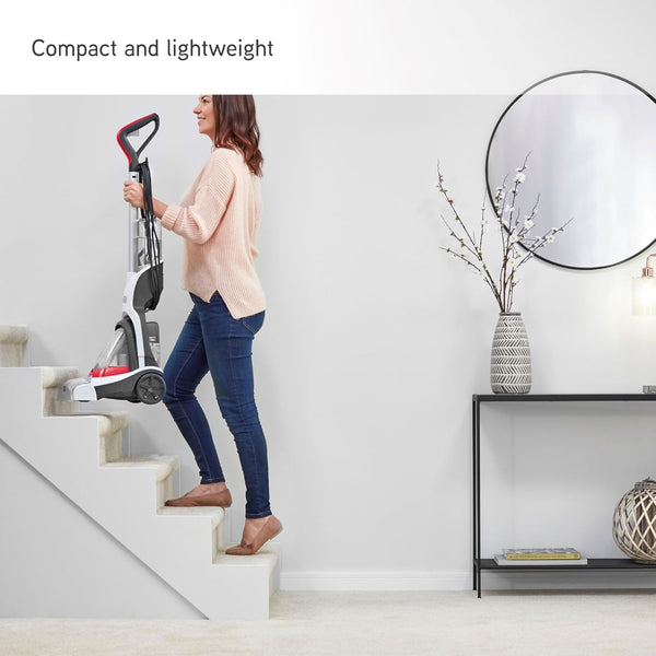 Vax Compact Power Plus Carpet Cleaner | Quick, Compact and Light | Includes additional solutions - CDCW-CPXP, 1.8L, 840W, White/Red
