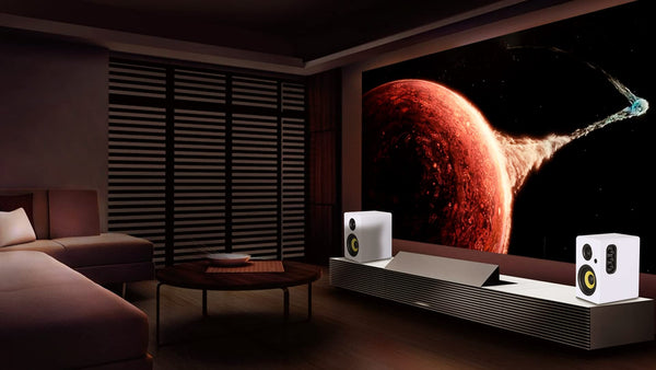 Sanyun SW208 3" Active Bluetooth 5.0 Bookshelf Speakers - 60W Carbon Fiber Speaker Unit - Built-in 24bit DAC - Dynamic 3D Surround Sound - 2.0 Computer PC Monitor Gaming Speakers (Pair, Black)