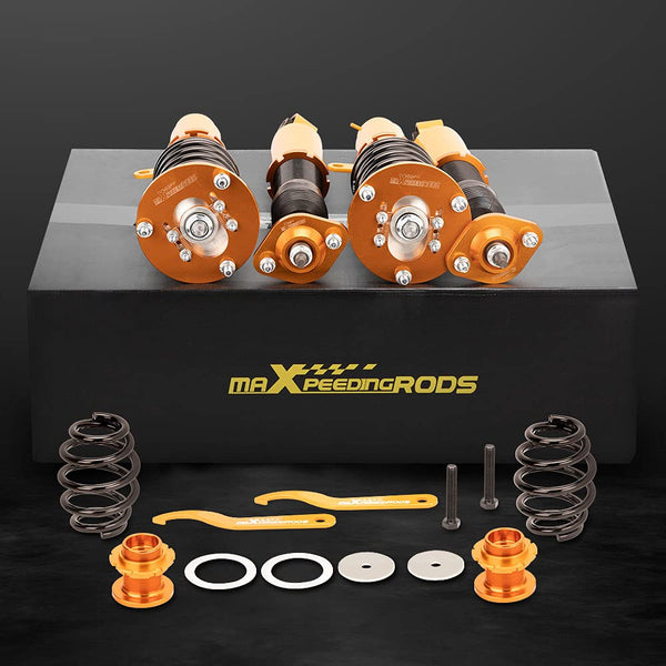 maXpeedingrods Coilovers Shock Suspension for BMW E46 3 Series 316i 318i 320i 323i 325i 328i 330i 1998-2006 - Red
