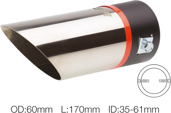 Simoni Racing TRX/23 Exhaust Tip Rounded Inox