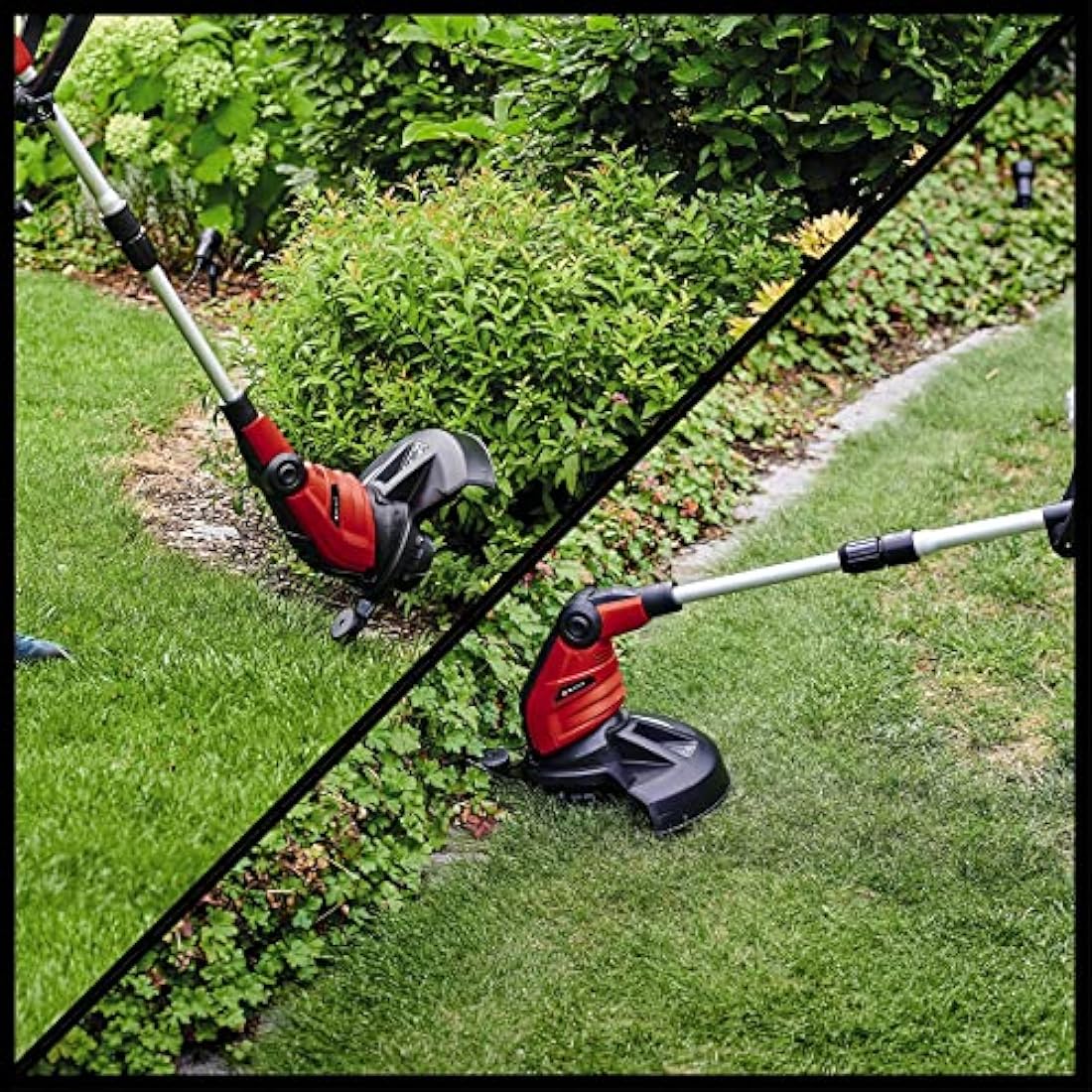 EINHELL Electric Grass Trimmer, Adjustable and User-Friendly, Red