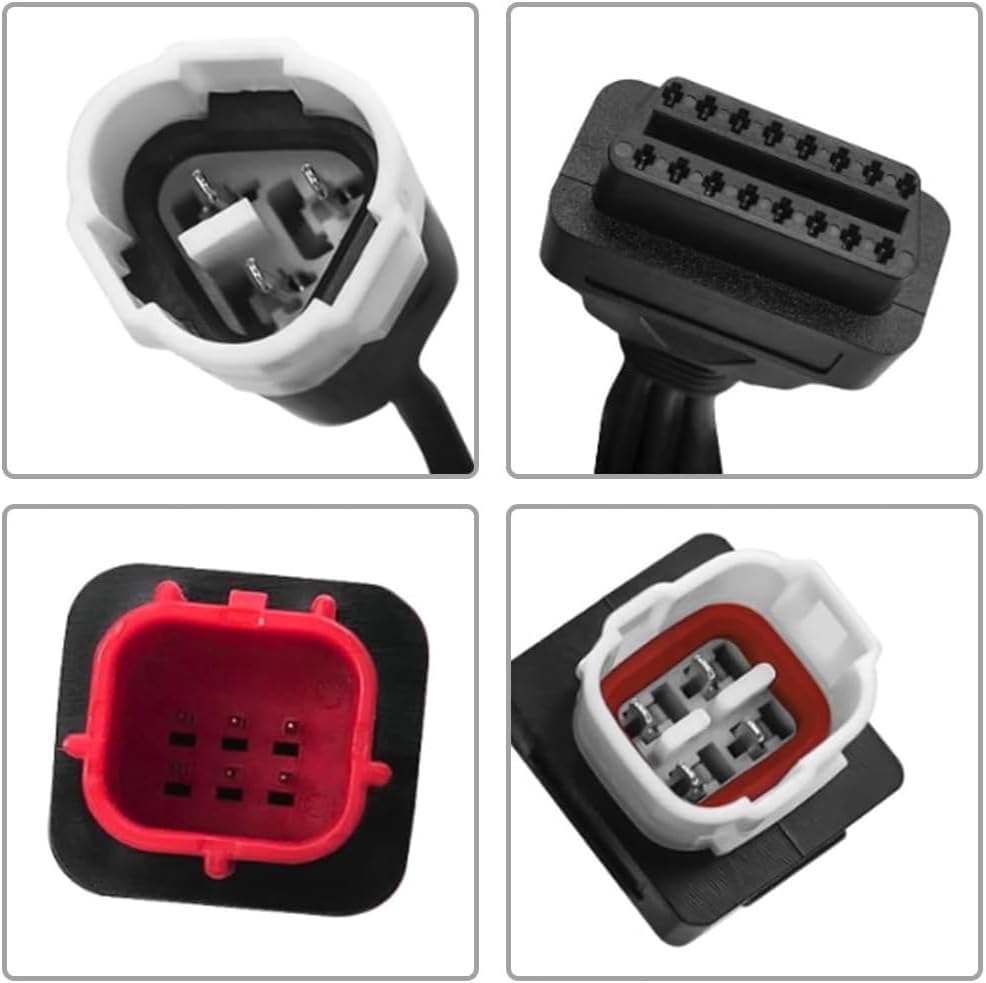 3 Pin 4 Pin 6 Pin OBD2 3 in 1 Motorbike Diagnostic Adapter motorrad obd Cable Compatible For Yamaha Honda Motorcycle Euro5 Guzzi Kawasaki