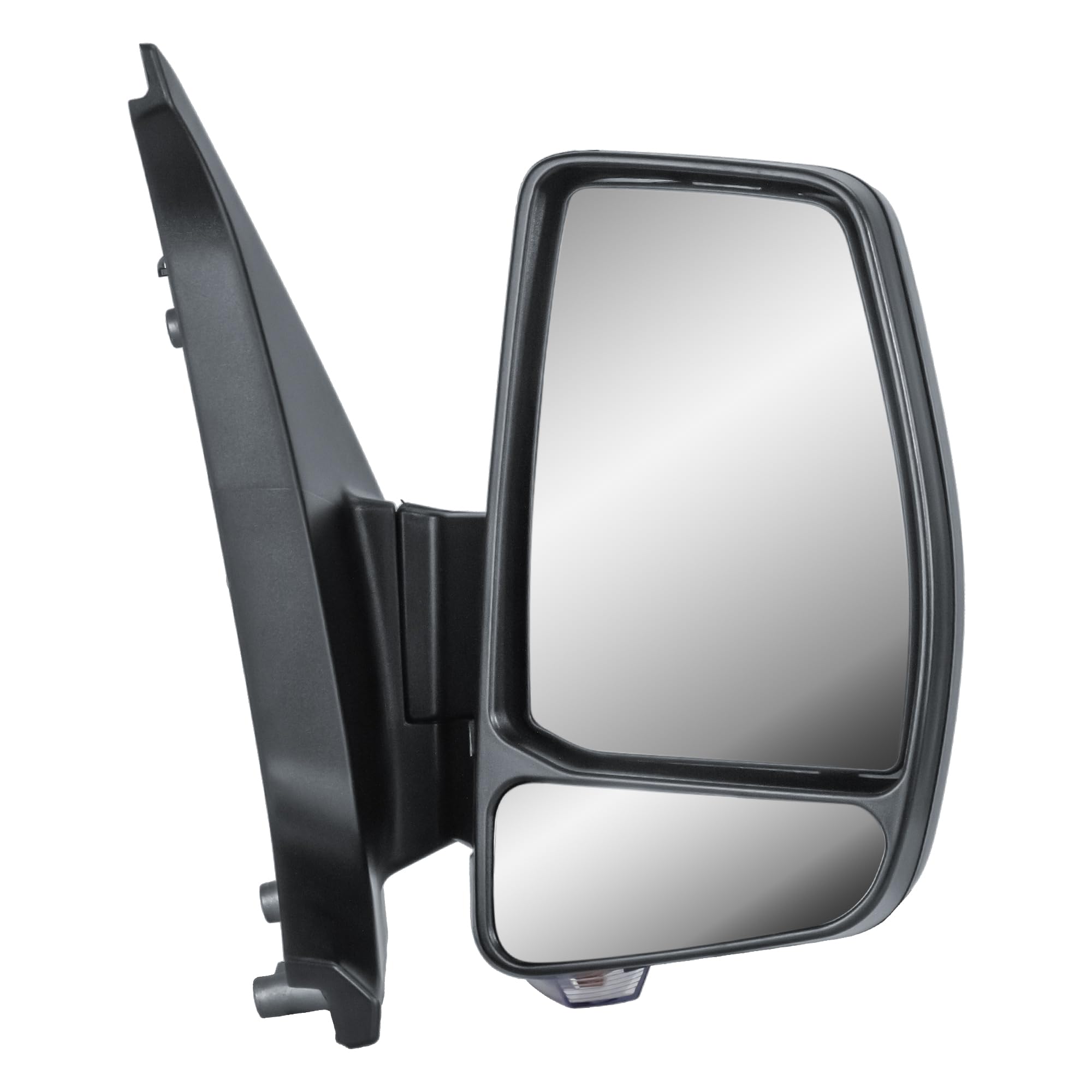 Repmacement Driver Right Side Door Wing Mirror O/S Electric and Heated Manual Folding with Textured Back Cover for Ford Transit Tourneo Custom 2015 to 2024
