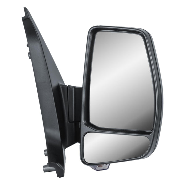 Repmacement Driver Right Side Door Wing Mirror O/S Electric and Heated Manual Folding with Textured Back Cover for Ford Transit Tourneo Custom 2015 to 2024