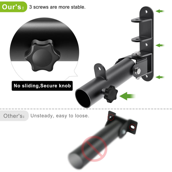 Kipika Heavy-Duty Wall-Mounted Landmine Attachment: 2-Inch Olympic Bar Compatible, Swiveling T-Bar Row Platform for Ultimate Home Gym Workouts