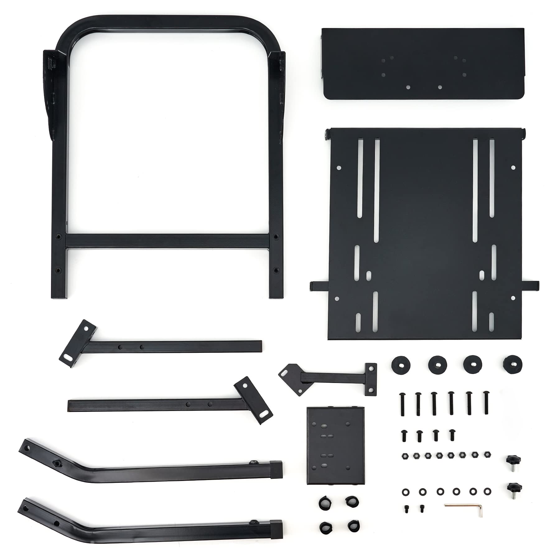 CO-Z Steering Wheel Stand, Height Adjustable Racing Wheel Stand with LED Light Strip, Foldable Gaming Simulator Cockpit Compatible with Logitech G920 G27 G25 G29 Thrustmaster T80 T150 TX F430