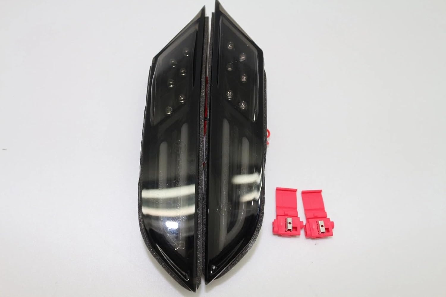 Amber/White LED Smoke Front Bumper Side Marker Fit For 09-20 Nissan GTR GT-R R35