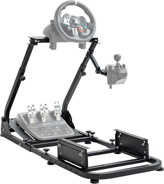 Anman Racing Wheel Stand, Adjustable Racing Simulator Cockpit,Driving Simulator Seat fit for G25 G27 G29 G920 NOT Include Wheel Shifter Pedals