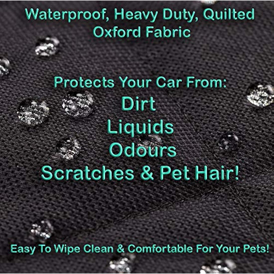Paws Loving Car Boot Protector for Dogs - Heavy Duty 4 Layer Car Boot Cover - Waterproof Non Slip Large Universal Fit 4x4 Estate SUV