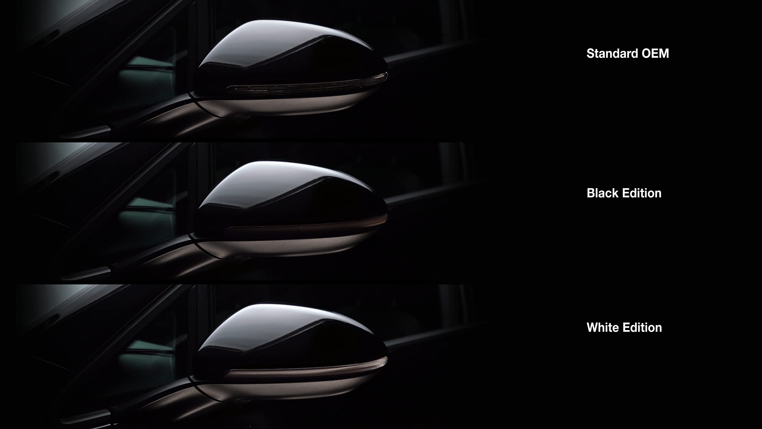 OSRAM LEDriving dynamic LED mirror indicator for Audi A3 8 V, Audi S3 8 V, Audi RS3 8 V - Black Edition