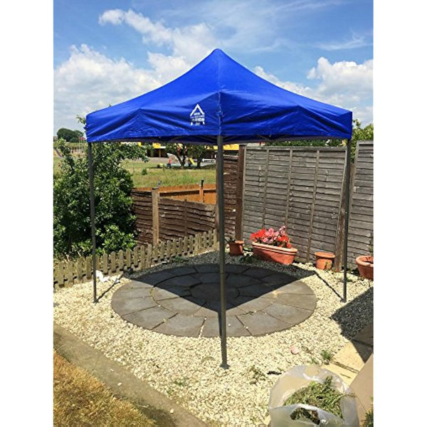 All Seasons Gazebos 2x2 Fully Waterproof Pop up Gazebo With Accessories - Royal Blue