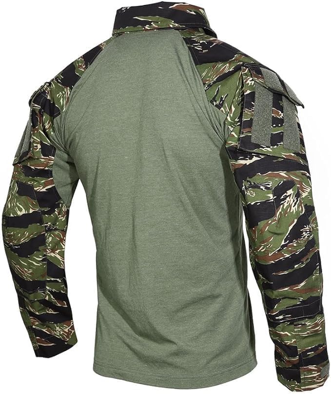EMERSONGEAR Men's Tactical Shirt,Gen3 Airsoft Combat Army Paintball Quick Dry Long Sleeve BDU T-Shirt Top