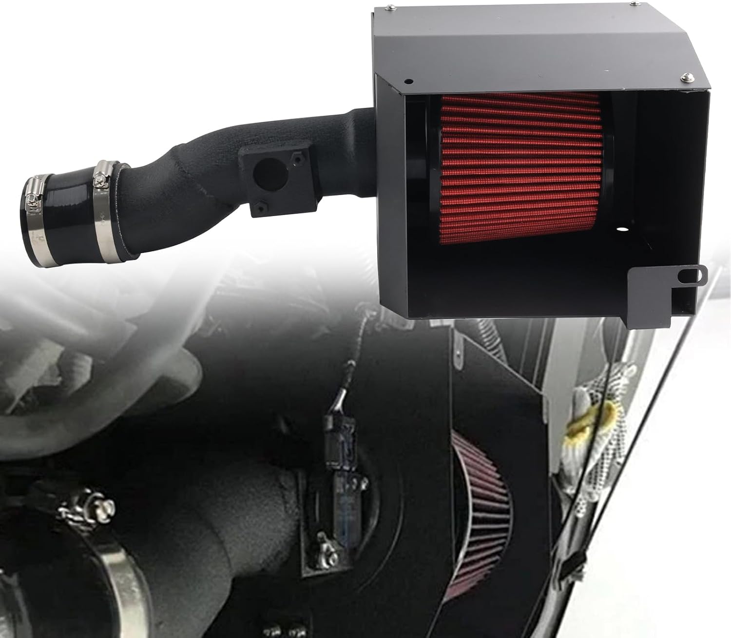 VVORHSBELL Cold Air Intake System Compatible with 2016-2023 Honda Civic 10th Gen 1.5L Turbo FK7/FK8 (Non-Si) High Performance Short Ram Intake Kit, Washable Filter